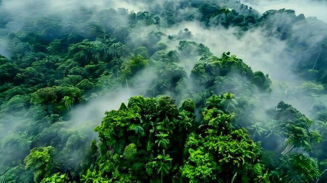 Misty Rainforest Aerial Footage: 10 Breathtaking Views of Lush Greenery
