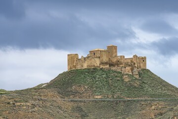 Obraz premium Montearagon Castle in Quicena, Huesca