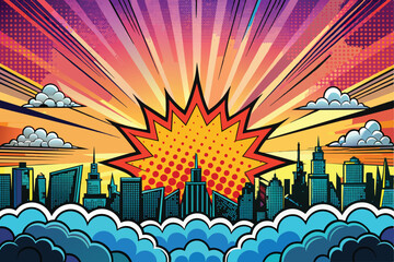 retro comic background vector. vintage pop art style. speech bubble vector illustration, dialog.