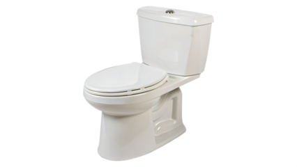 toilet bowl isolated on white