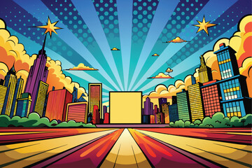 retro comic background vector. vintage pop art style. speech bubble vector illustration, dialog.