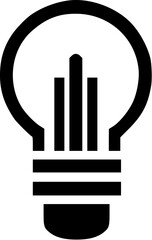 light bulb, idea, power, electricity, icon, symbol, illustration, eps file