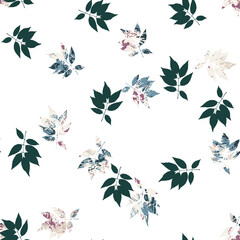 seamless pattern with flowers