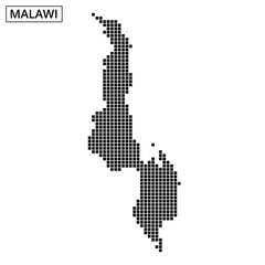 Detailed map of Malawi highlighting its unique geographic features and location in Africa