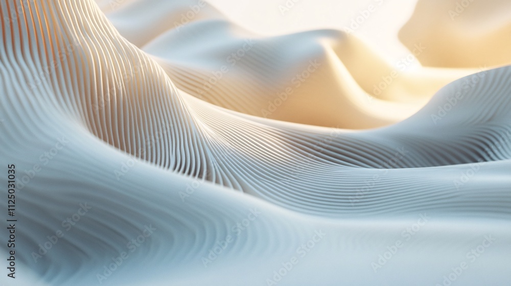 Aufkleber abstract topographic landscape with rolling hills and valleys creating stunning visuals