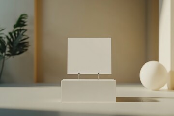 Blank real estate sale banner sign or billboard mock up