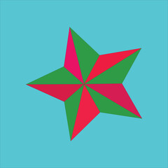 Obraz premium Star Design Against a Light.
