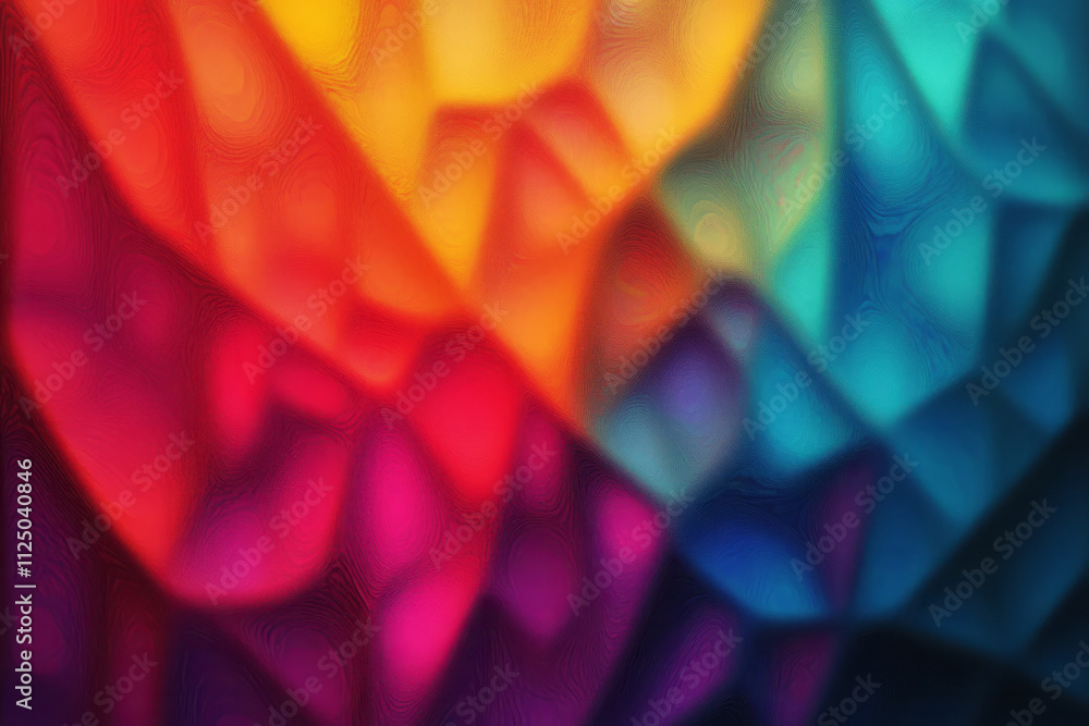 Poster a colorful abstract background with a heart