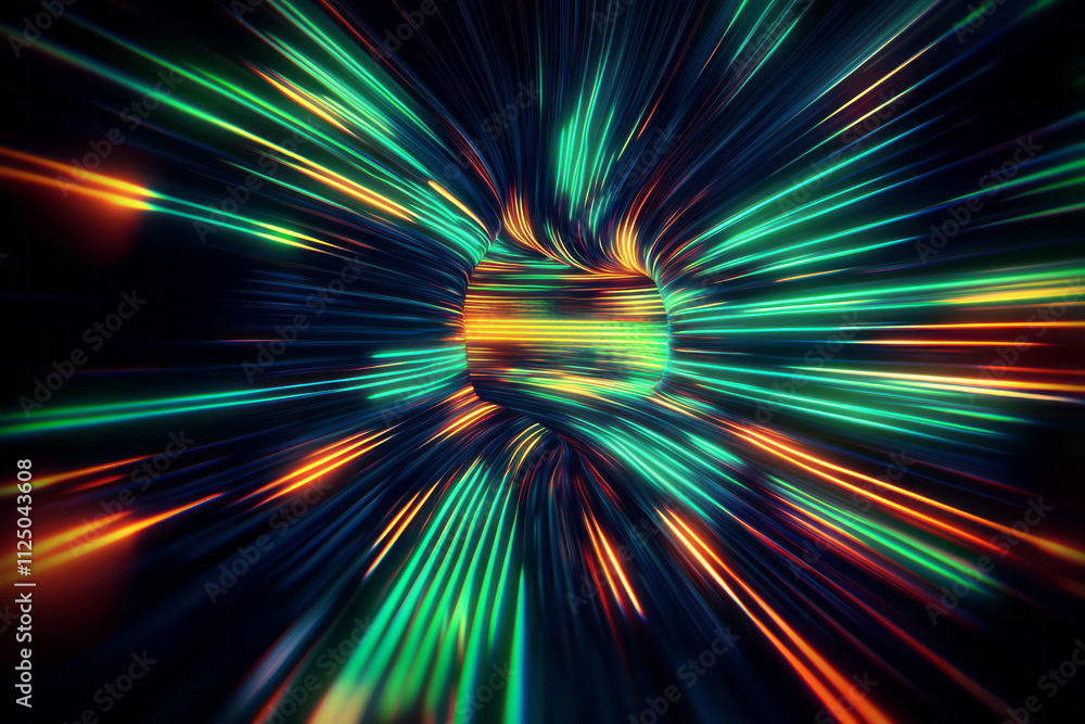 Aufkleber abstract background with colorful lights