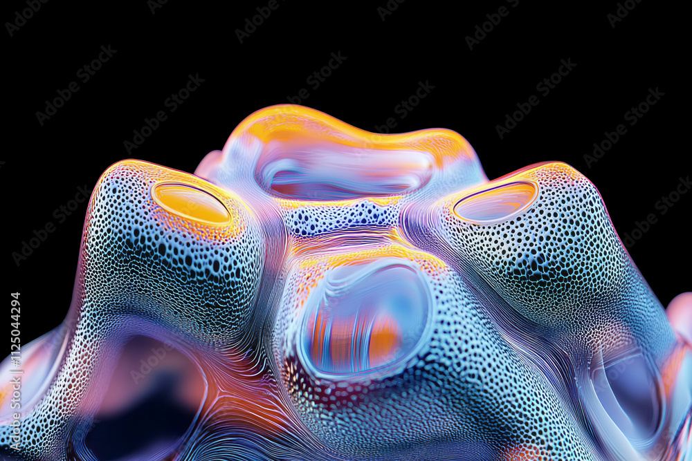 Poster a colorful abstract background with a black background