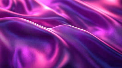 Fototapeta premium Abstract Purple and Pink Satin Fabric Texture. Concept of luxury, elegance, and fashion.