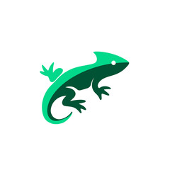 Lizard Head Logo with Transparent Background - Bold Reptile Icon PNG