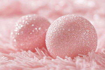 Pink Christmas Background