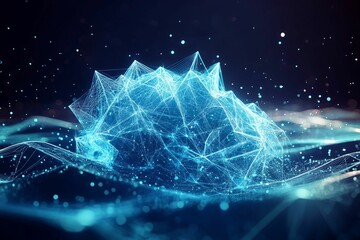 An artistic representation of advanced technology