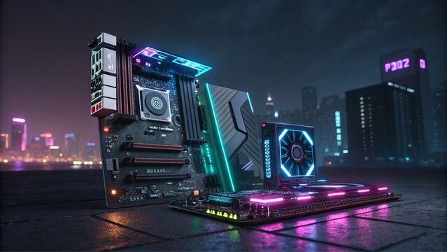 最新のテクノロジートレンドを反映した、マザーボード、CPU、クーラー、ゲーミングPC