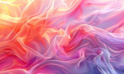 Obraz premium 梦幻色彩轻柔丝绸优雅丝绒绸缎纹路