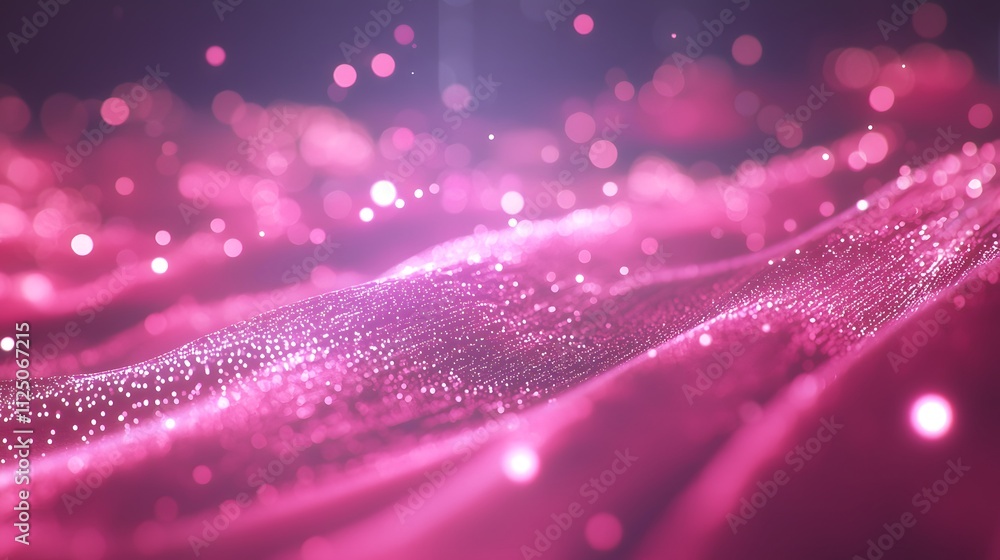 Poster A digital interface with smooth transitions and glowing highlights, symbolizing seamless integration.