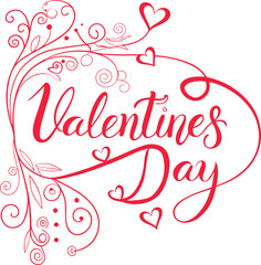 Obraz premium Typography T-Shirt Design Valentines Day Vector Illustration