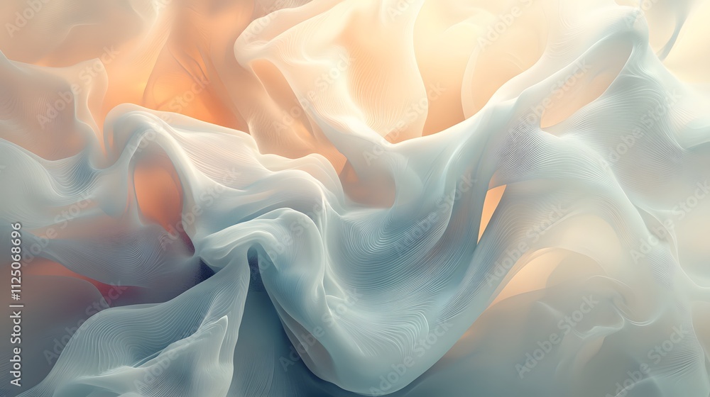Poster A clean digital design with flowing, interconnected pathways in soft hues.