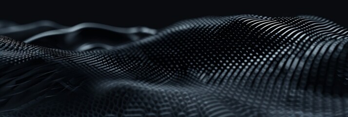 Dark digital background, tech waves pattern, digital data banner, audio mockup, glowing wavy mockup