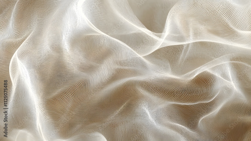 Aufkleber A conceptual abstract background with flowing waves glowing softly in muted tones.