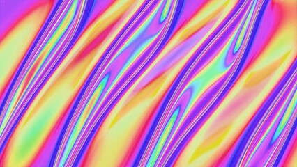 Vibrant Neon Gradient Waves with Fluid Patterns