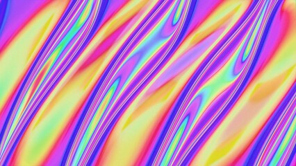 Vibrant Neon Gradient Waves with Fluid Patterns