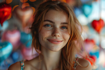 Young Couple Celebrating Valentine's Day