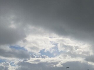 Stormy sky and clouds background