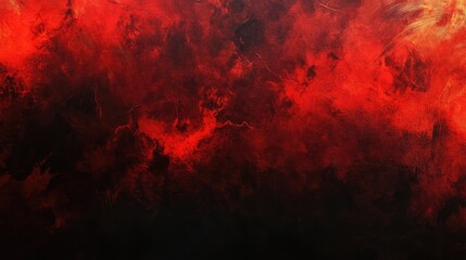 A striking abstract background featuring deep shades of red and black, creating an intense and dramatic atmosphere.