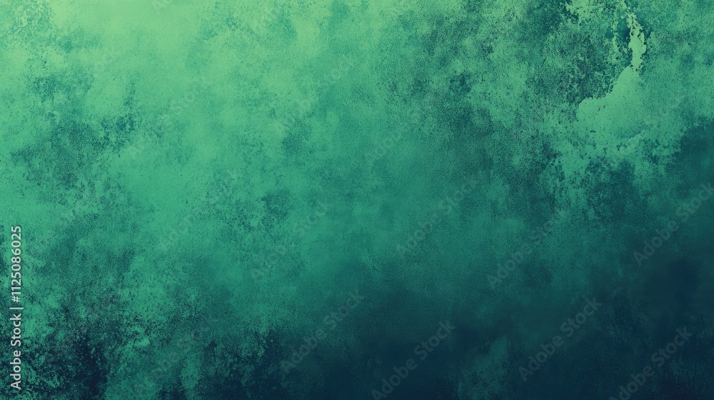 Poster A mesmerizing texture of deep teal and emerald hues blending seamlessly, creating an abstract backdrop.