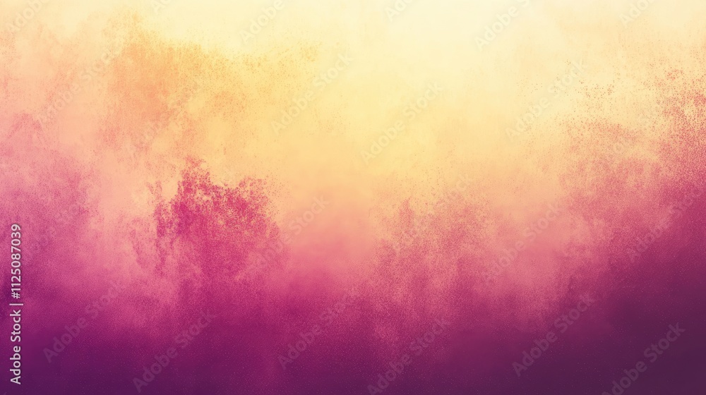 Poster a serene gradient of soft pink and gold hues creating an ethereal backdrop.