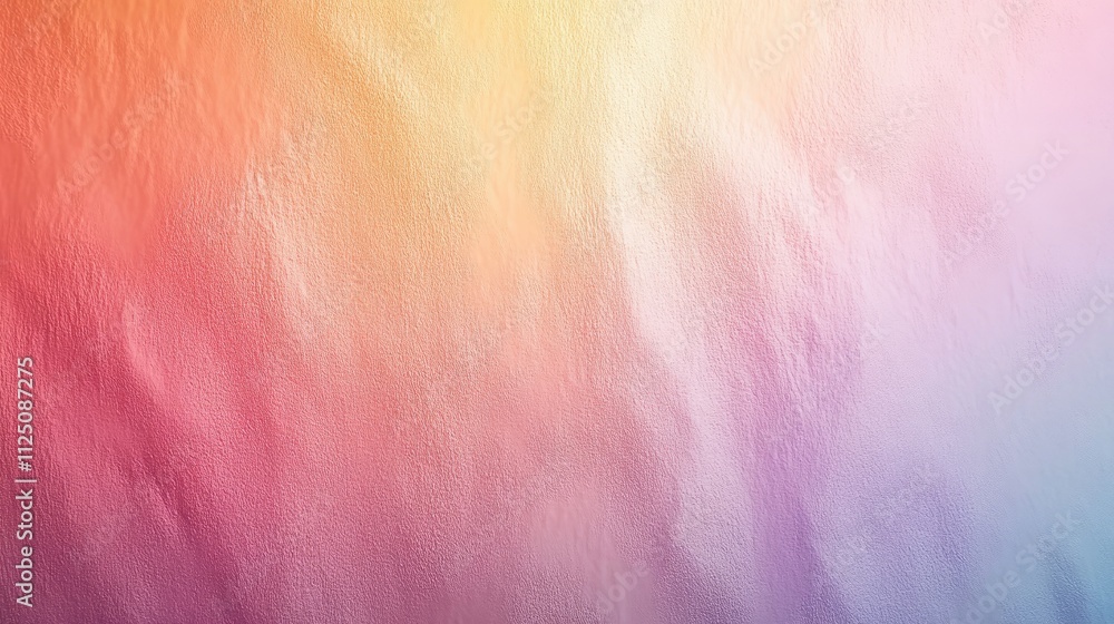 Poster a vibrant gradient background blending warm and cool tones, creating a serene and uplifting atmosphe