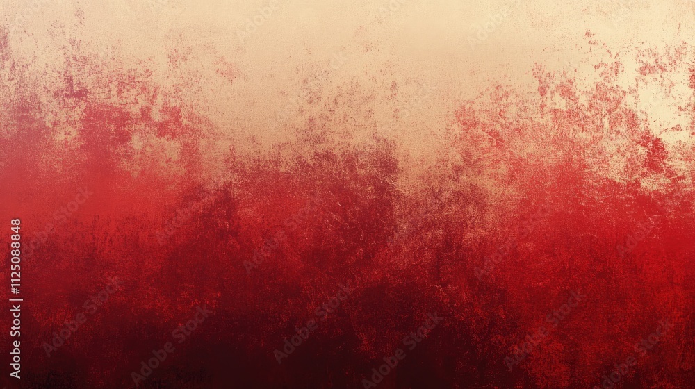 Poster a vibrant abstract gradient with warm tones of red and cream, creating an inviting and dynamic atmos