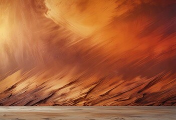 Obraz premium Natural earthy background texture with prominent brush strokes, abstract, artistic, grunge