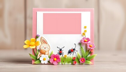 Fototapeta premium Stunning gift card and invitation card mockup featuring floral patterns and customizable designs