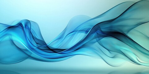 A visually captivating image of sweeping blue waves, blending shades of azure and teal, evoking serenity and fluidity, perfect for backgrounds or digital design inspirations.