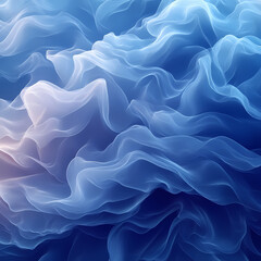 Obraz premium A blue and white gradient background with a dreamy effect.