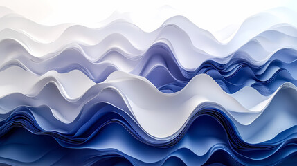 Obraz premium A blue and white gradient background with a dreamy effect.