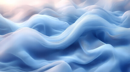 Obraz premium A blue and white gradient background with a dreamy effect.