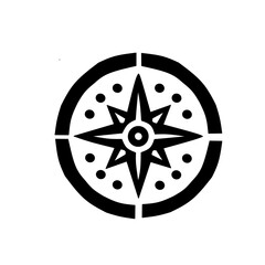 Fototapeta premium Compass illustration