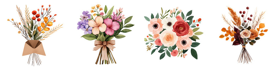 Artistic valentine's watercolor decor floral arrangements for a romantic atmosphere