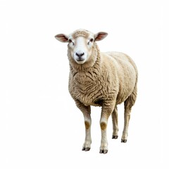 Fototapeta premium sheep isolated on white