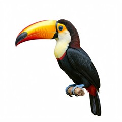 toucan on a white background