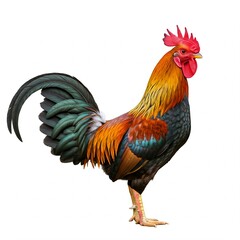 Fototapeta premium rooster isolated on white