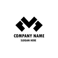 Letter  line sign design. 