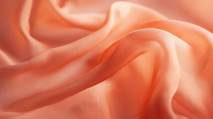 Obraz premium Delicate fabric texture, terracotta hues.