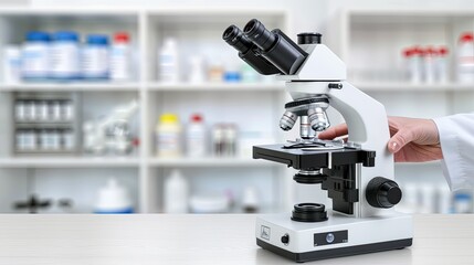 The microscope, a window into the infinite.