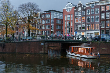 Obraz premium Herbstzeit in amsterdam