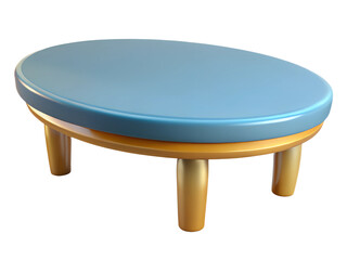 arm table 3d plastic isolated on white